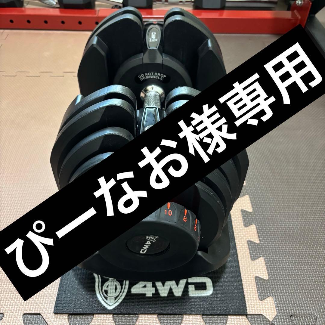 可変式ダンベル38㎏1個