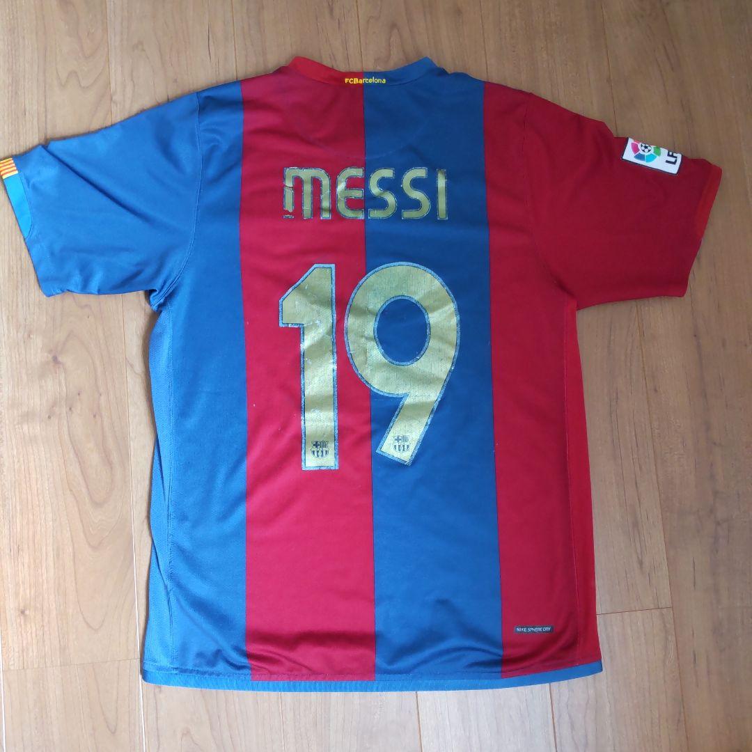 メッシ！現地カンプノウ購入☆FCバルセロナ　メッシユニフォームNo,19