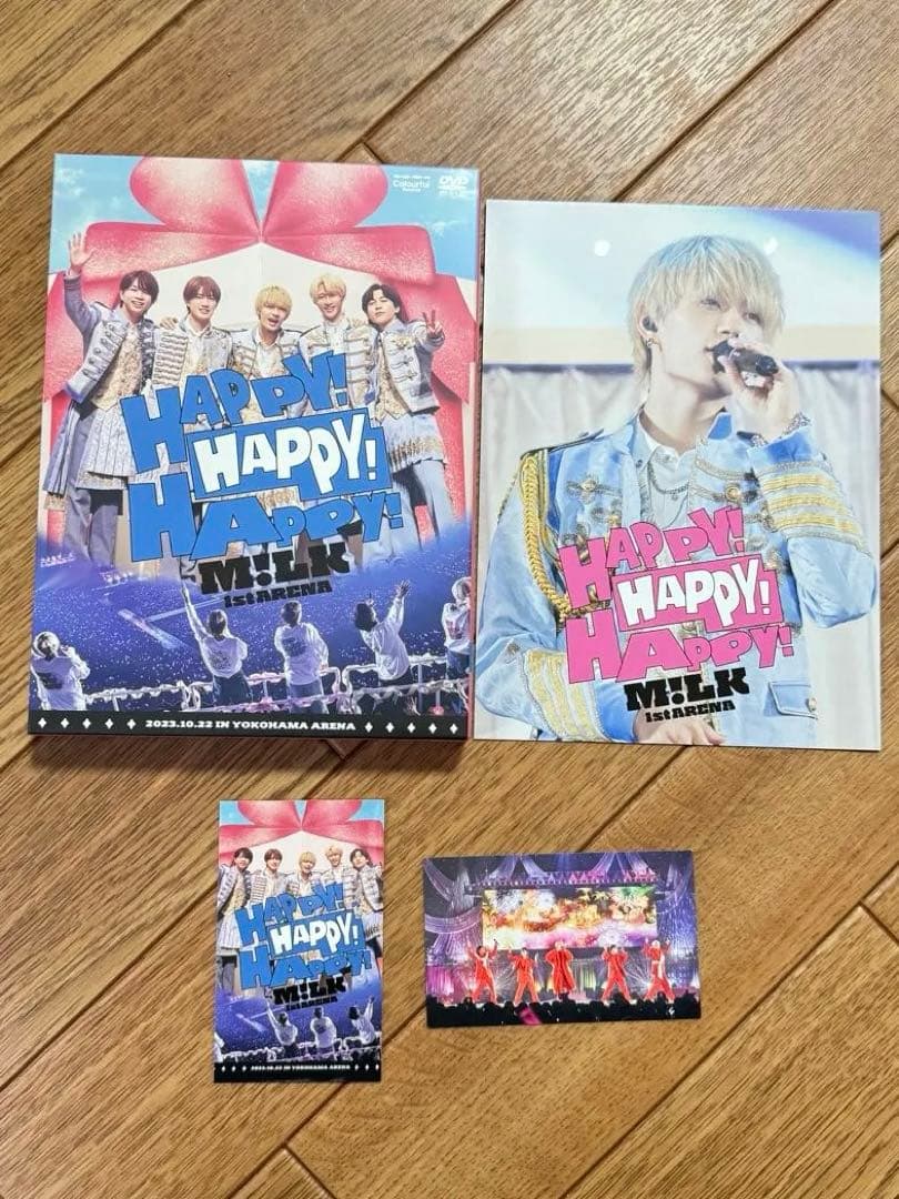 M!LK ハハハッピー DVD トレカ ステッカー アナザージャケット付き