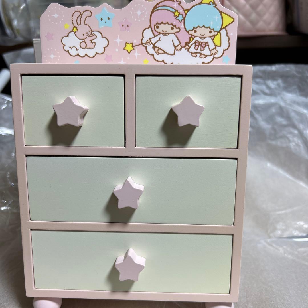 キキララ 木製チェスト　リトルツイン スターズ