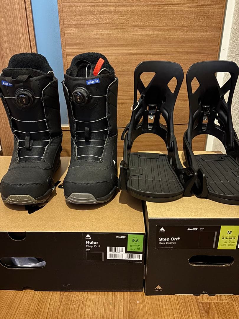 23.24 Burton Step on セット27.5センチ、バインM