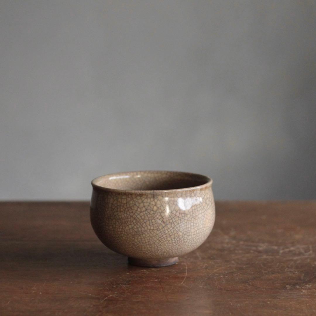 京焼 貫入 茶碗 茶道具 古美術 古道具 アンティーク