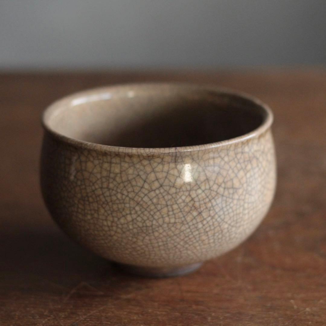 京焼 貫入 茶碗 茶道具 古美術 古道具 アンティーク