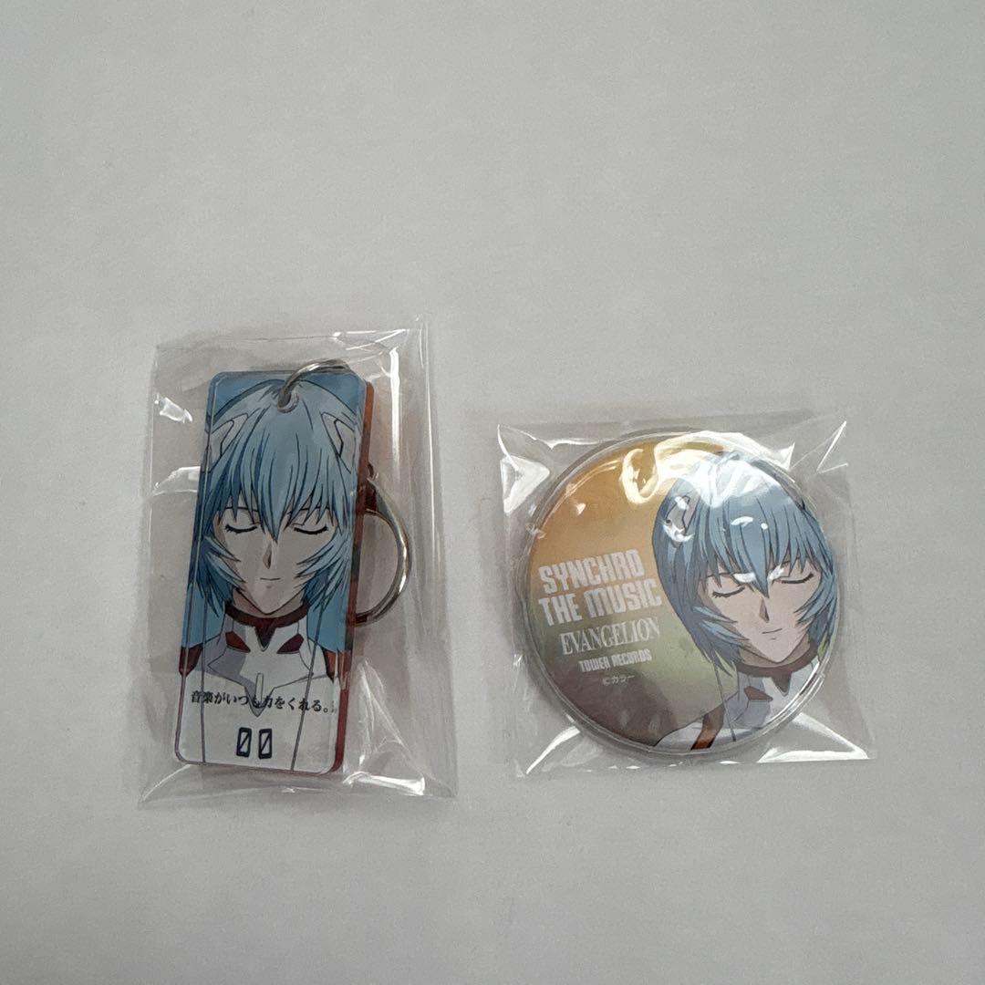 新品未使用　美品　綾波レイ　タワーレコードコラボグッズ2点セット