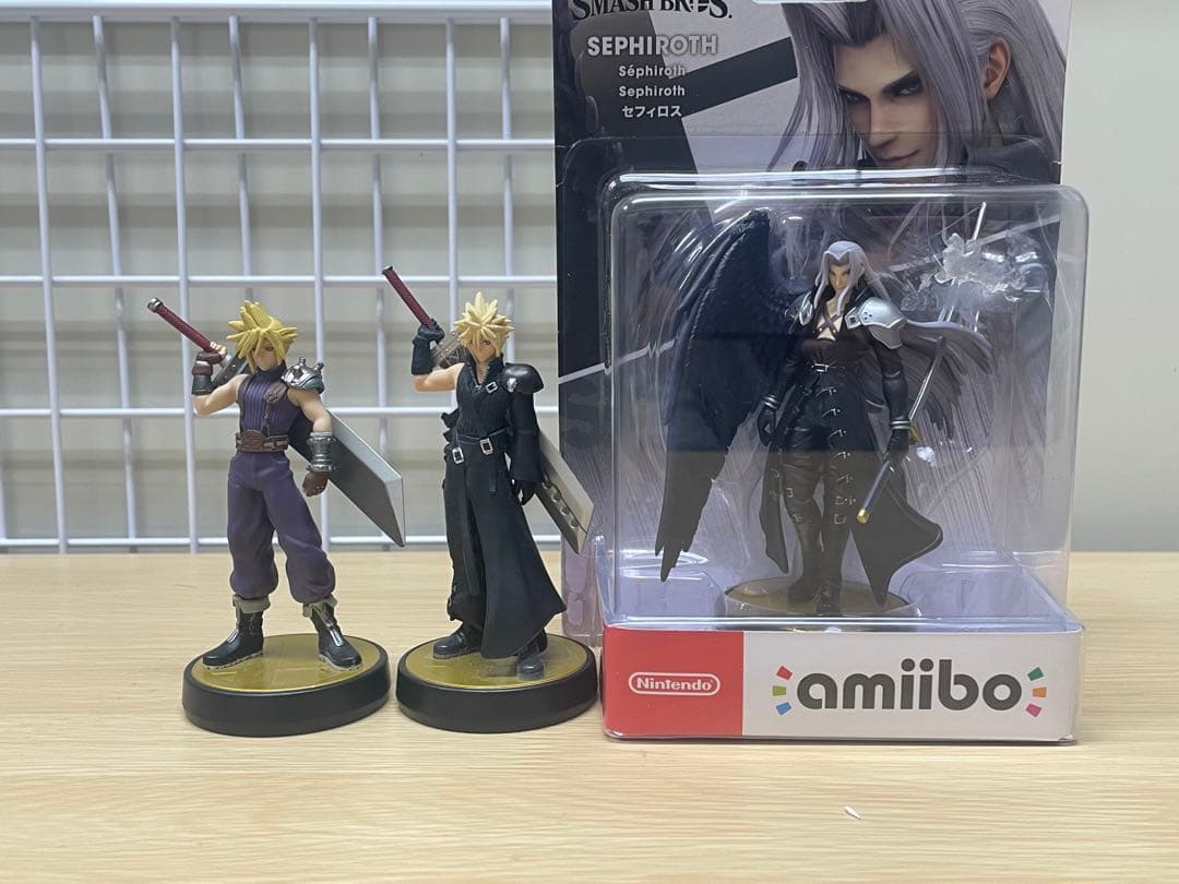 amiibo クラウド　クラウド　ac セフィロス　3体 セット　未使用