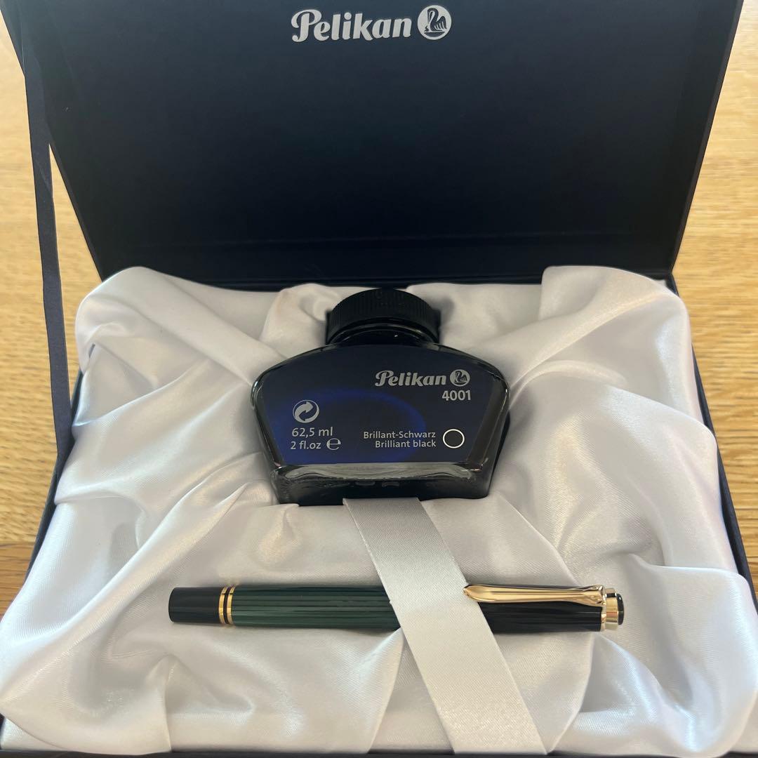 Pelikan ペリカン　スーベレーン M300 緑縞　EF