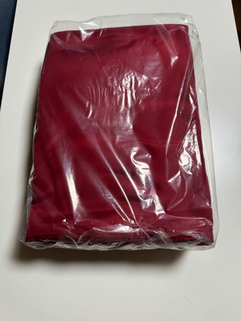 ポンジ 無地 紅緋（ポリエステル素材）100枚