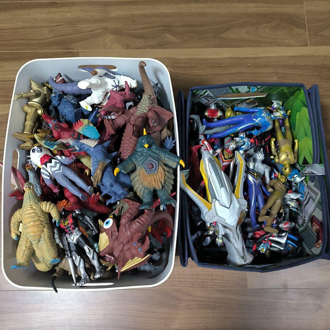 ウルトラマン ソフビ怪獣まとめ売り DXギンガスパーク バトルフィールドボックス