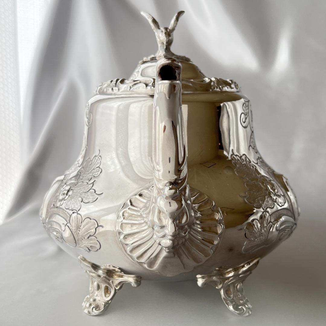 【Cooper Brothers】 ファルコンとマスカロン ティーセット 4点