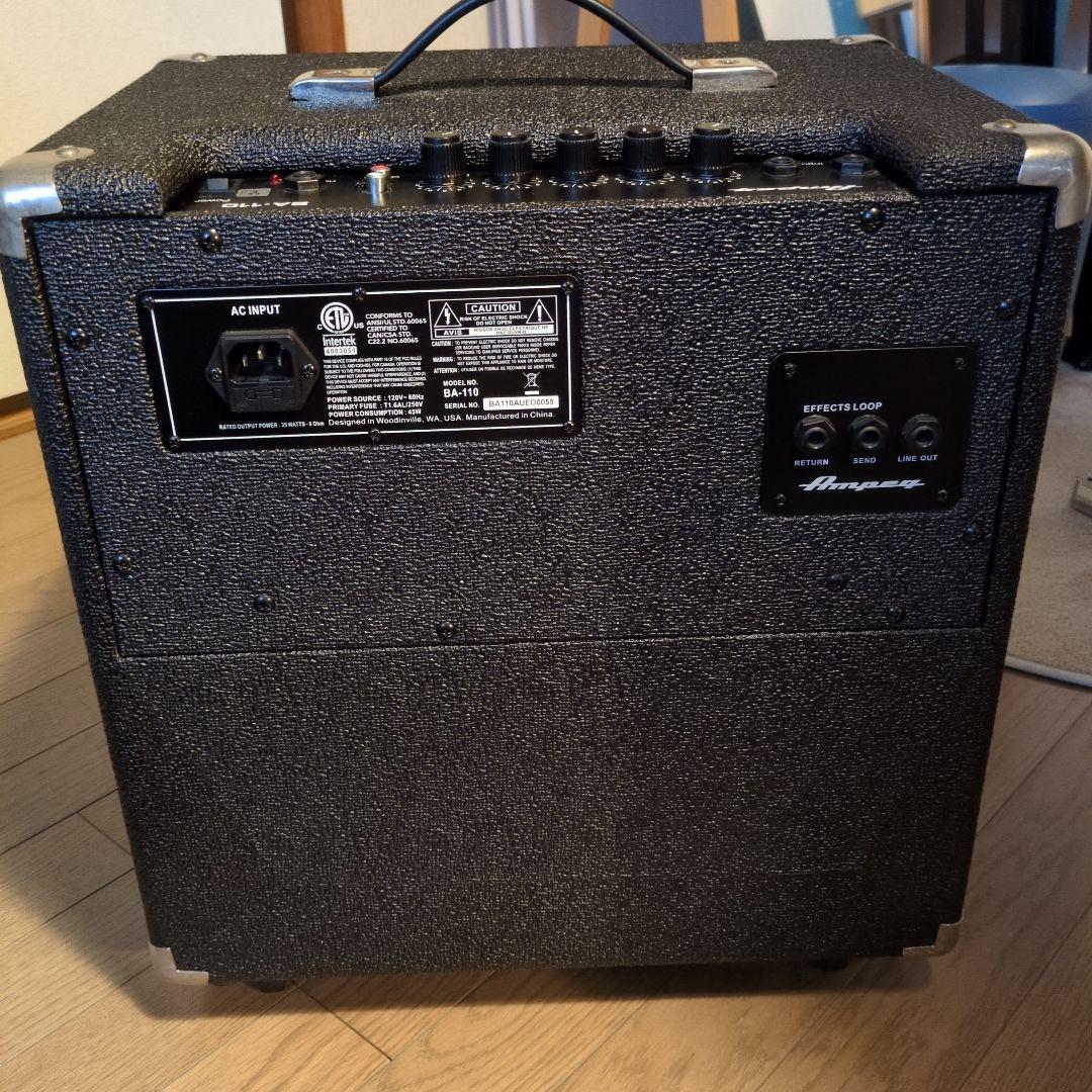 ​【実用カスタム美品・送料込】Ampeg BA-110 ベースアンプ 35W