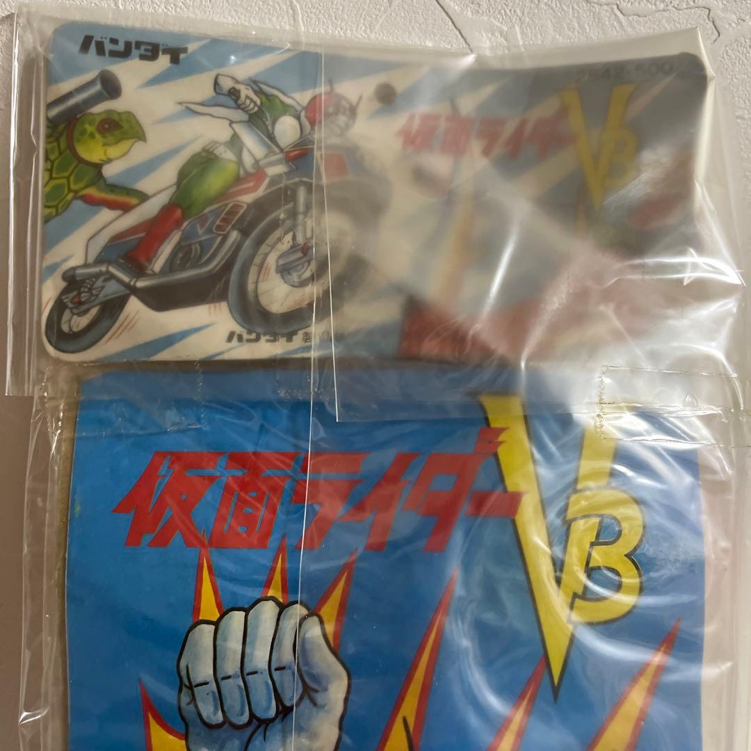 ⚠️デッドストック‼️　仮面ライダーV3 面取れ　バンダイ　昭和レトロ　当時物