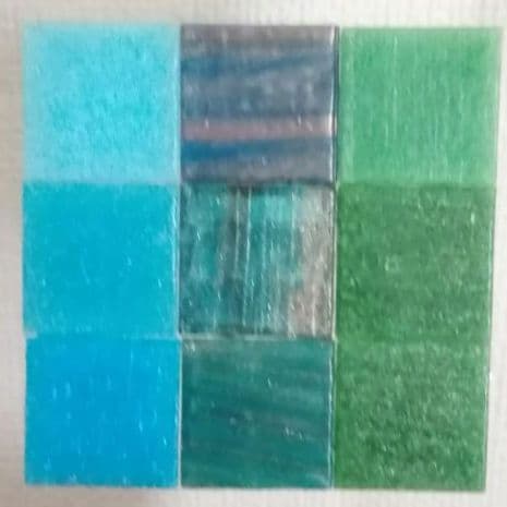 ベネチアンモザイクタイル　オブジェ④　壁面ディスプレイ　1980年代