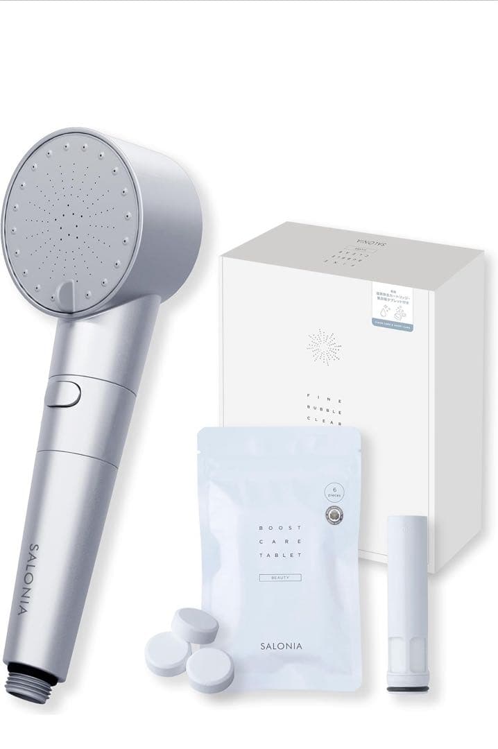 SALONIA サロニア シャワーヘッド ファインバブルクリア　SAL23303