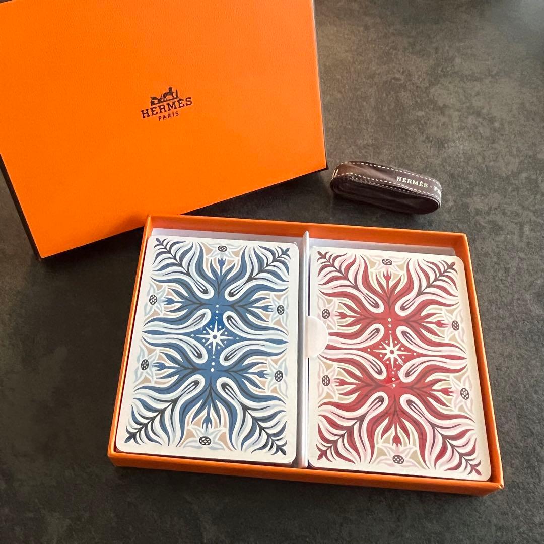 【新品】エルメス　HERMES イヤーズギフト　2018 トランプ　2個　レア