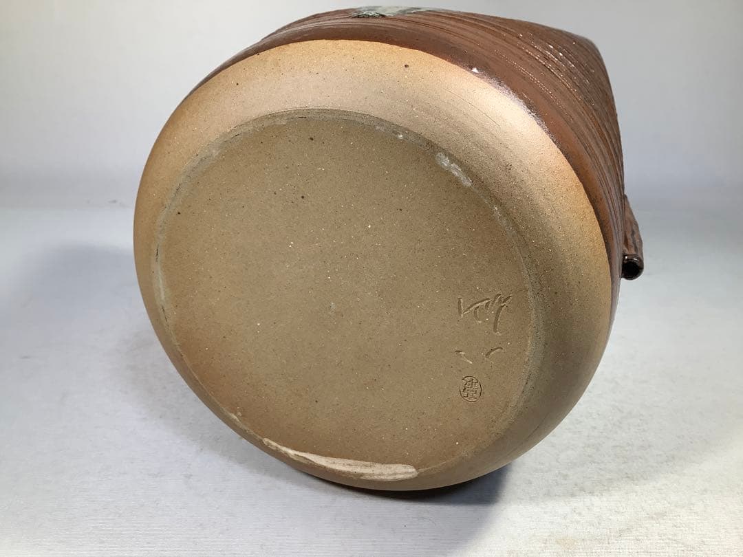 高取焼　四方口管耳　水指　高取八仙　茶道具　送料無料