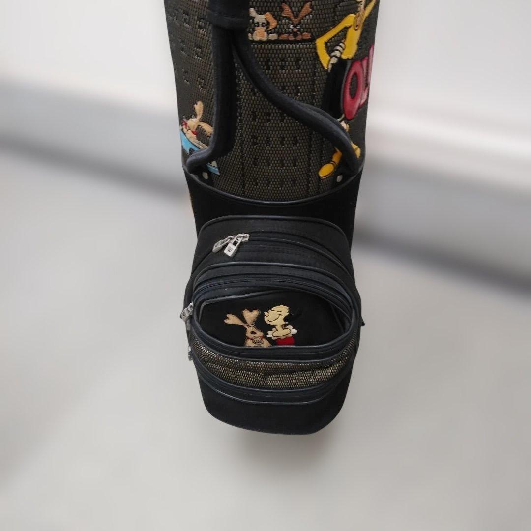 激安M・Uスポーツ オリーブキャラクターキャディーバッグ キャスター付き男女兼用