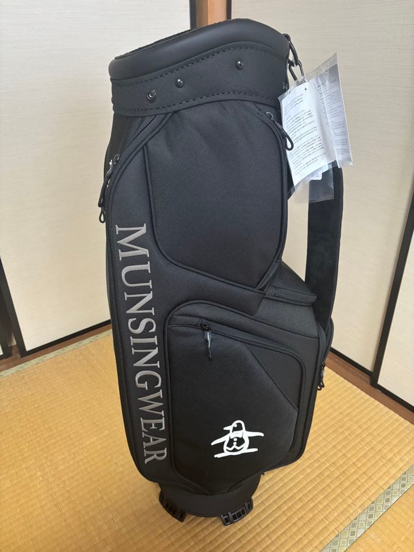 Munsingwear ブラック キャディバッグ