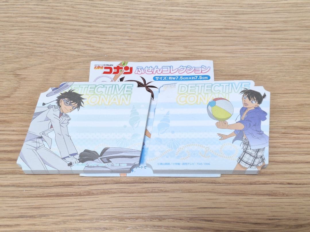 名探偵コナン ふせんコレクション 工藤新一 怪盗キッド 2個セット