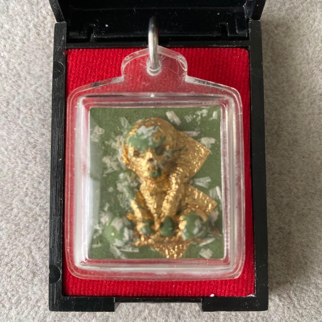 プラクルアン ゴーストピッター 超レア品 金箔 髑髏 危険回避 富と開運 御守り