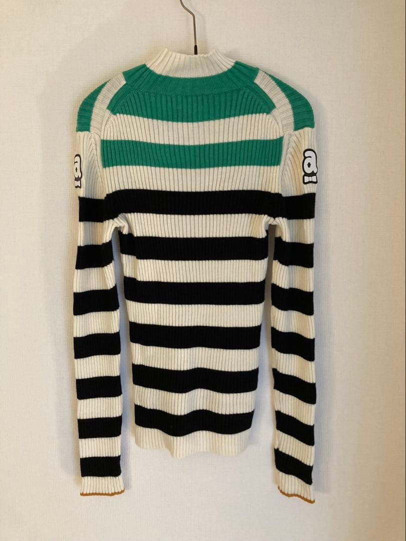 アルチビオ ストライプ柄長袖セーター