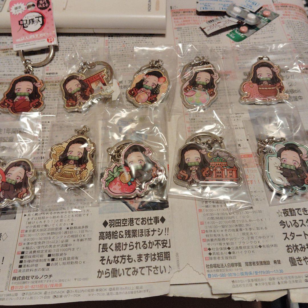 鬼滅の刃ご当地ねづこのキ―ホルダーセット