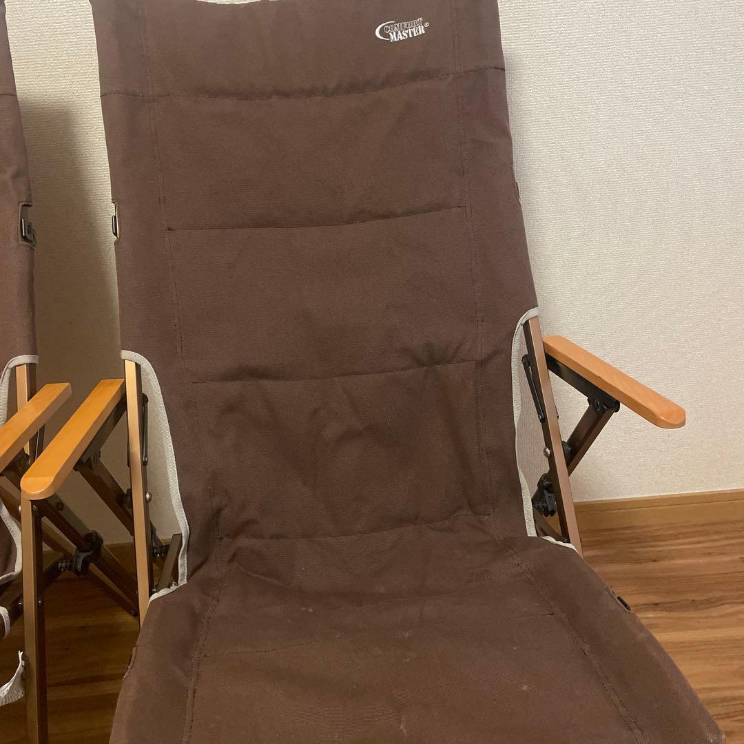 コールマン　コンフォートマスターチェア 折りたたみ式 ブラウン 2脚セット