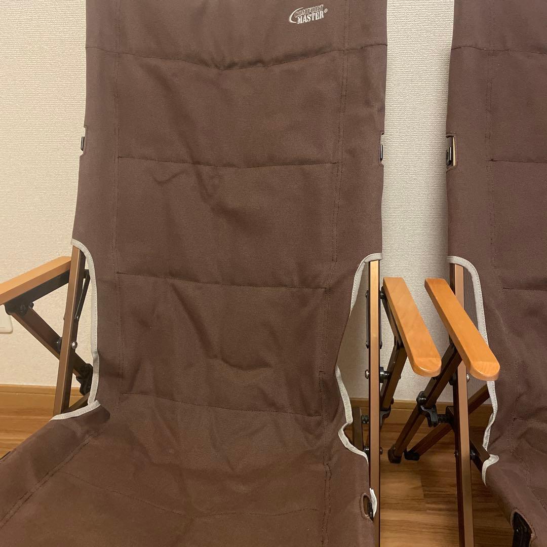 コールマン　コンフォートマスターチェア 折りたたみ式 ブラウン 2脚セット