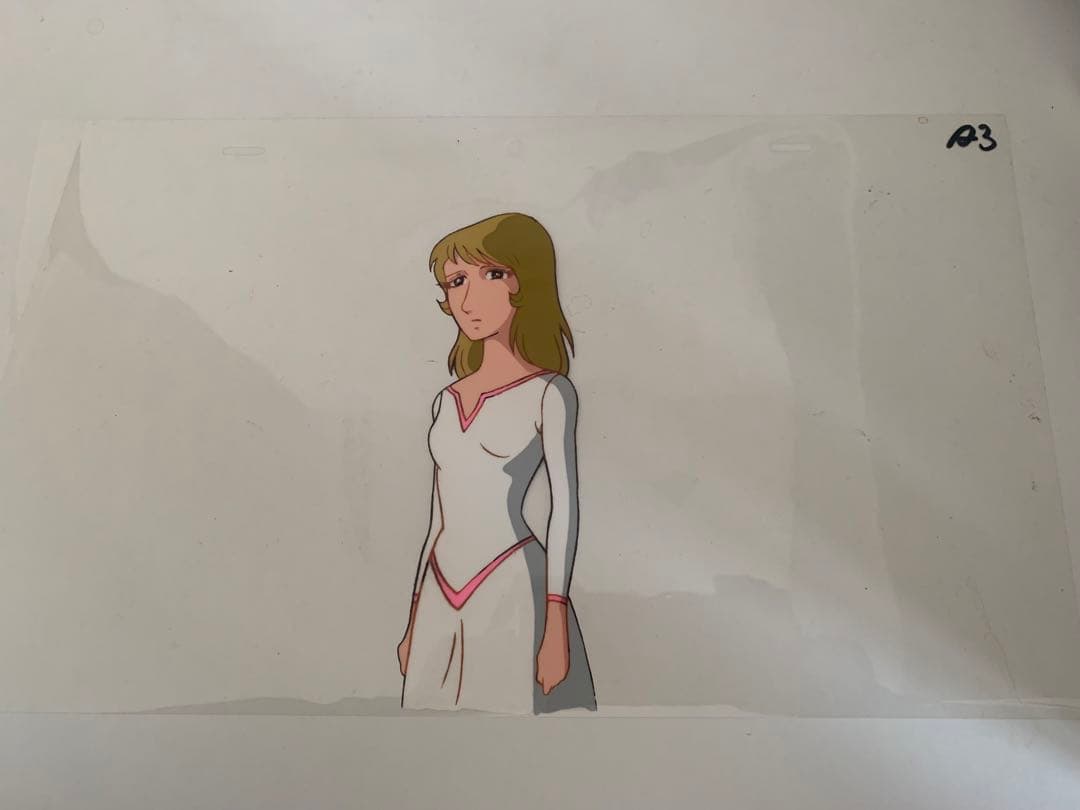 宇宙戦艦ヤマト　セル画　森雪　背景コピー付