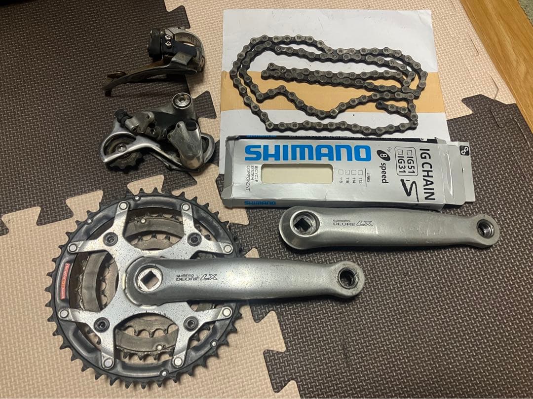 deore lx xt コンポセット　m739 m569