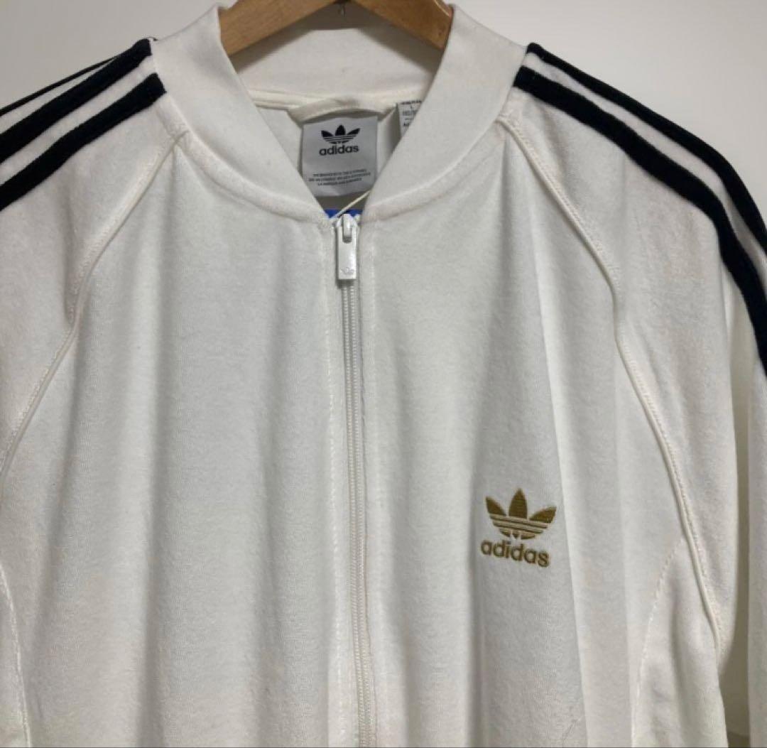 新品未使用y2k常田大希adidasジャージトラックジャケットパイル生地白色L