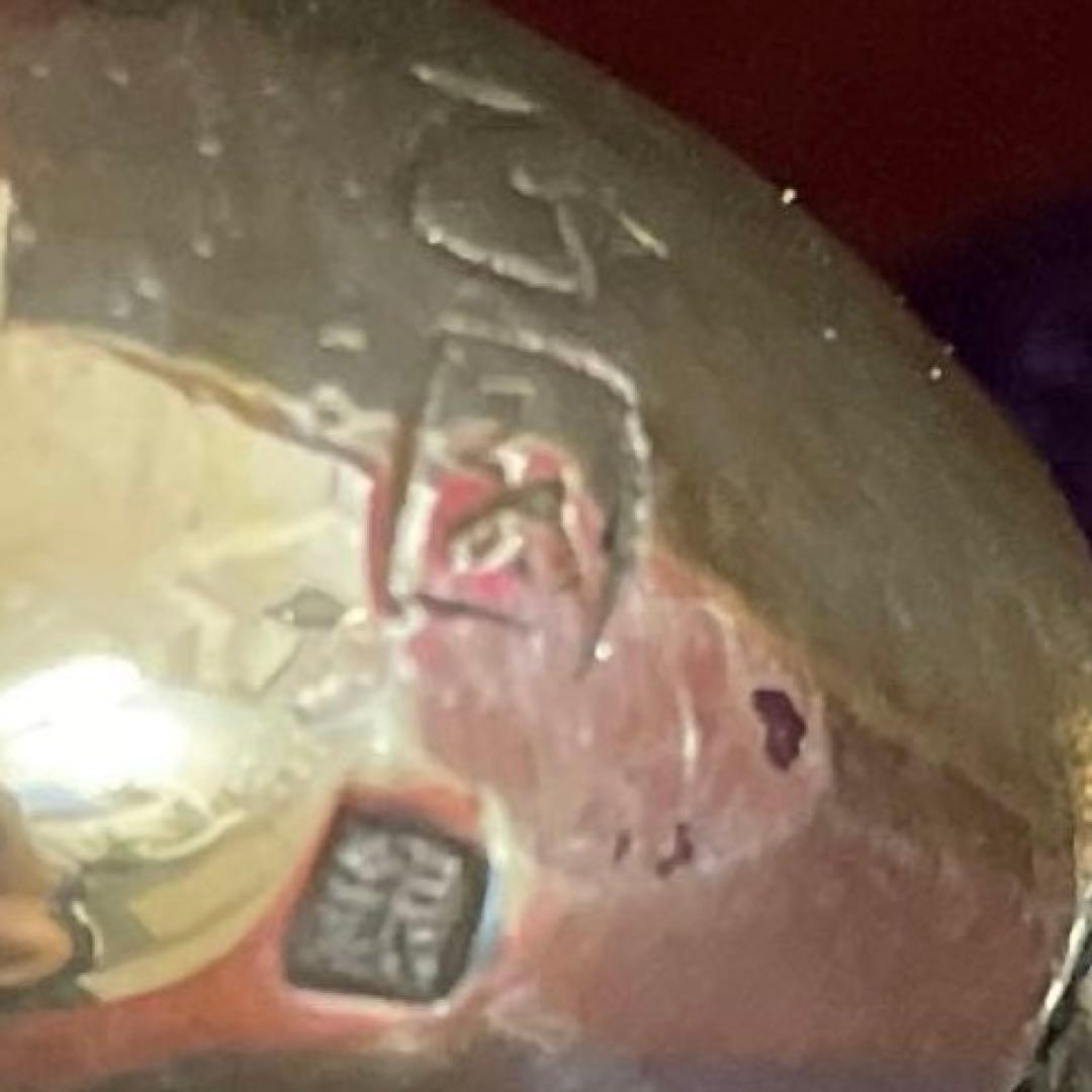 銀　置物　桐箱付き　正園 作　狆 （チン）　刻印あり 約322.5g