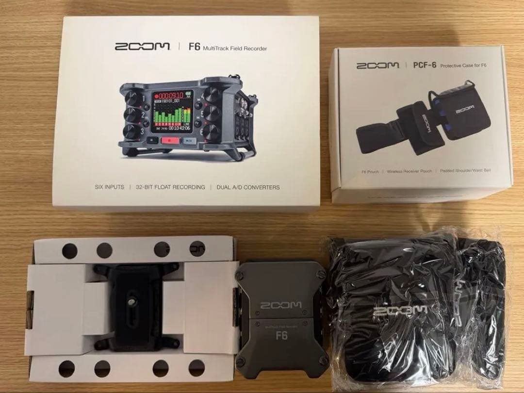 ZOOM F6 + PCF-6 （フィールドレコーダー＆ポーチ）