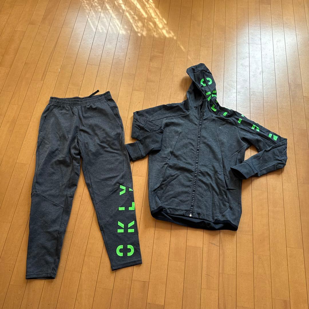 Oakley フード付きジャージ上下セットJPN M