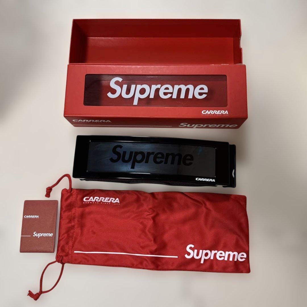 Supreme Carrera ゴーグル ブラック 収納袋付き