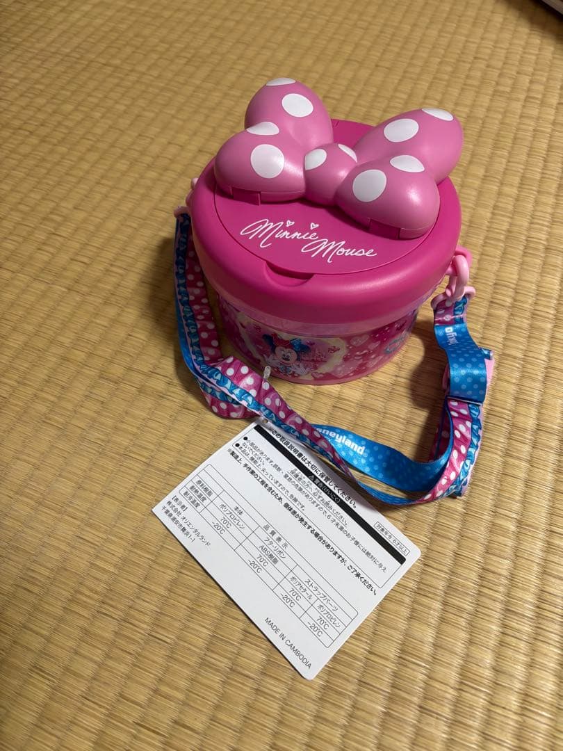 ディズニー・パルパルーザ“ミニーのファンダーランド”３段式ポップコーンバケット