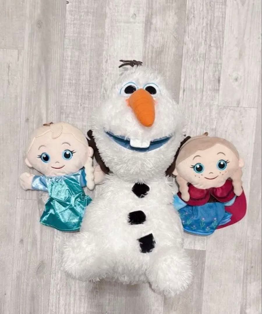 非売品 新品アナ雪 アナ&エルサ【FW UT】オラフDr用ヘッドカバー３点セット