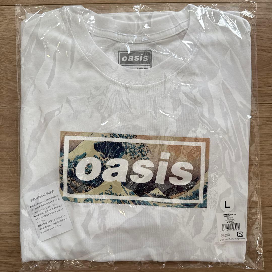 oasis 2025東京限定Tシャツ WHITE 白 Lサイズ【新品・未開封】