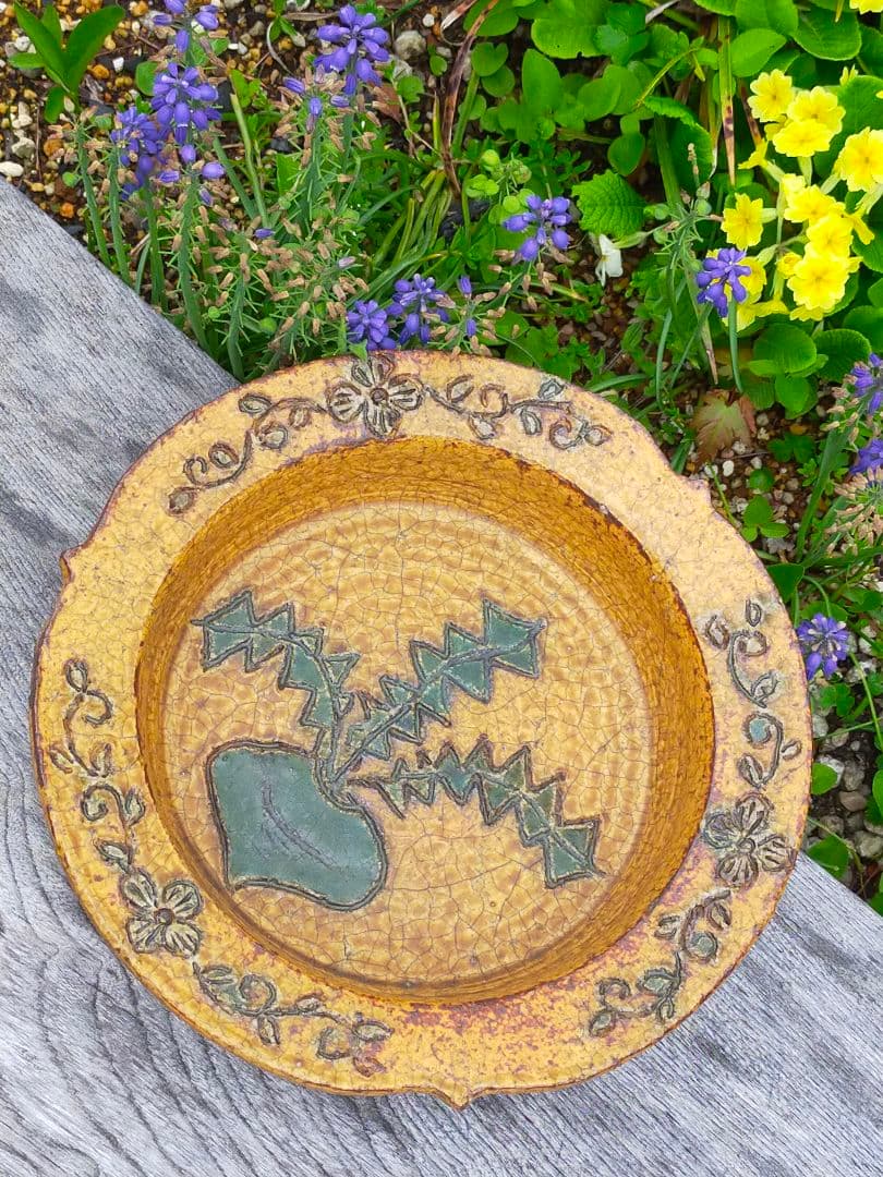 ♥時代　黃瀬戸　鉢　無傷　骨董　古玩　中国　レトロ　アンティーク