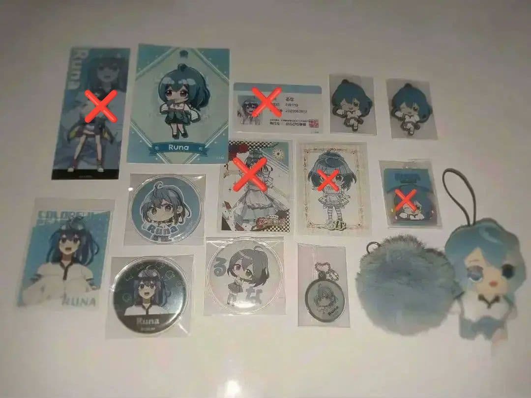 カラフルピーチ るなさんグッズ12点