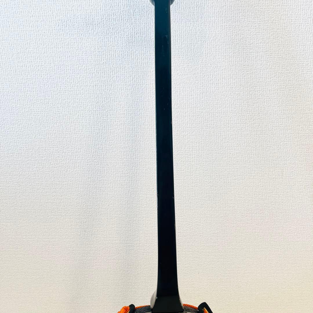 沖縄三線 人工皮 蛇柄 初心者向け 黒塗り棹 練習用