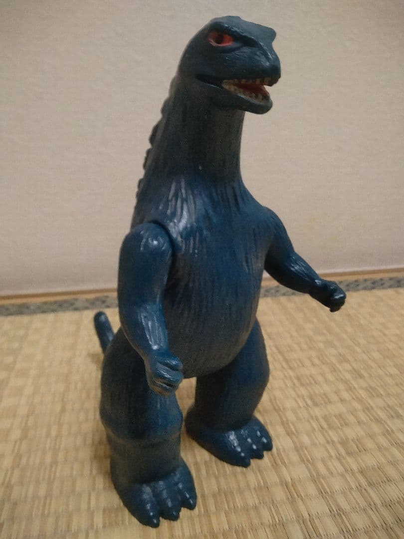 マルサン　ソフビ　ゴジラ　当時物　両足刻印　ブルマァク　東宝