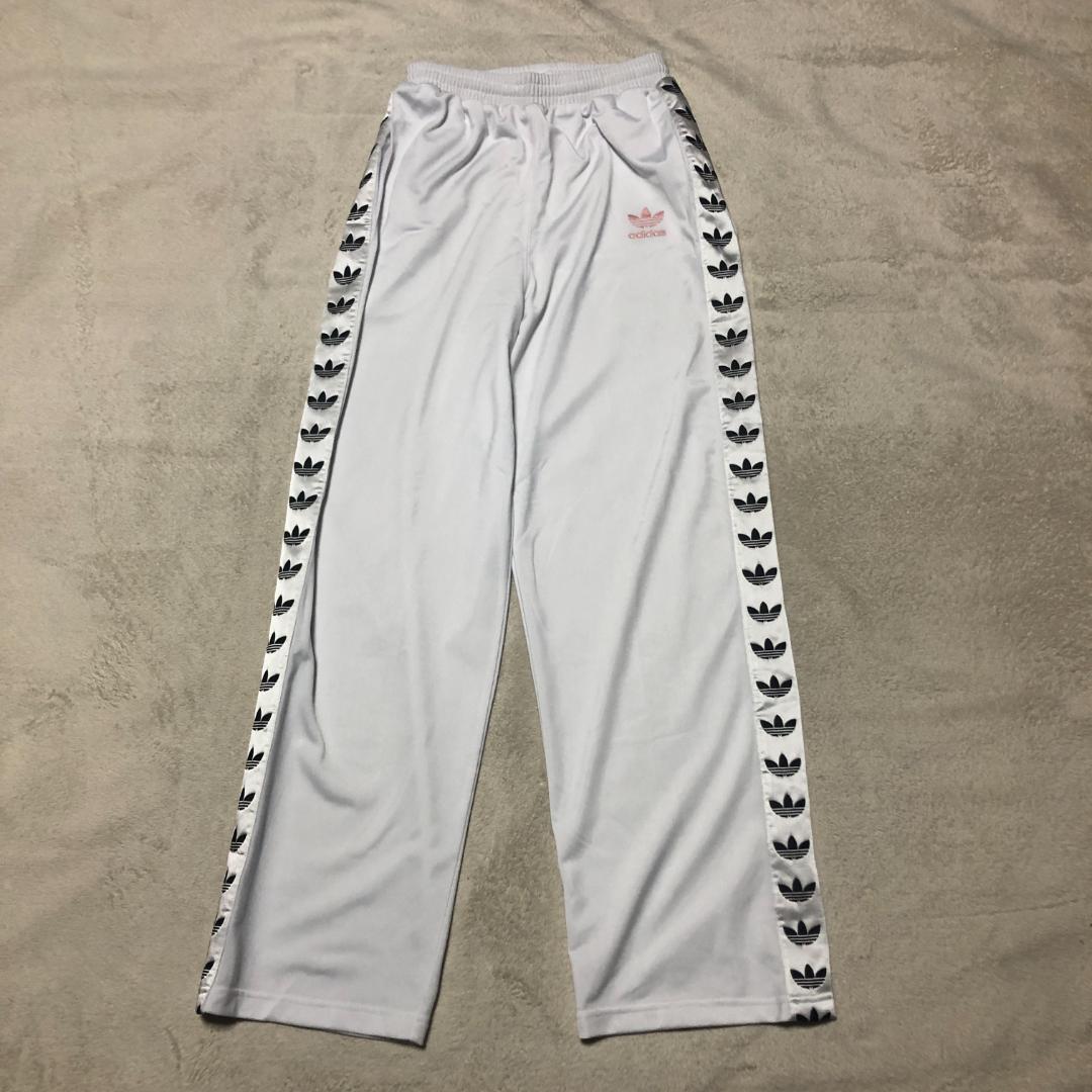 アディダス トラックパンツ サイドロゴテープ 万国旗タグ 銀タグ 90S