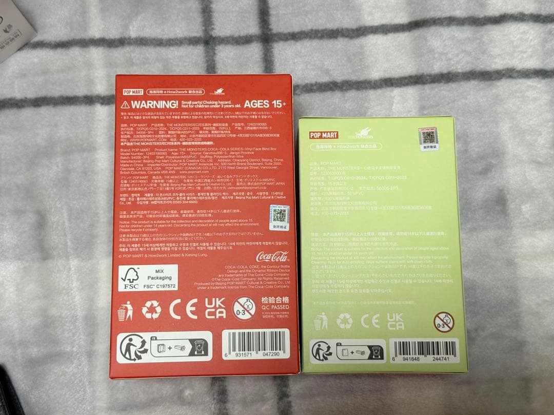 【正規品・未開封】 Labubu Coca Cola +MACARON 2箱