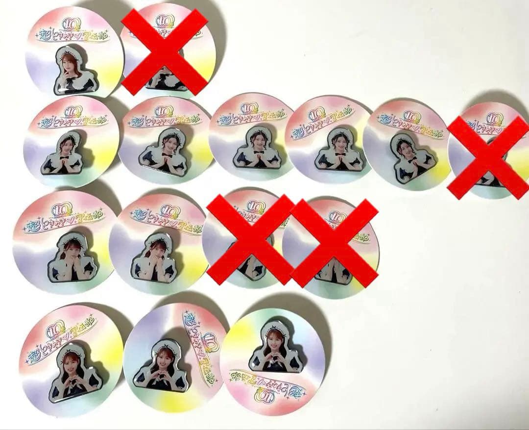 超ときめき♡宣伝部　とき宣　ダイカットピンズ　ピンバッジ　ガチャガチャ