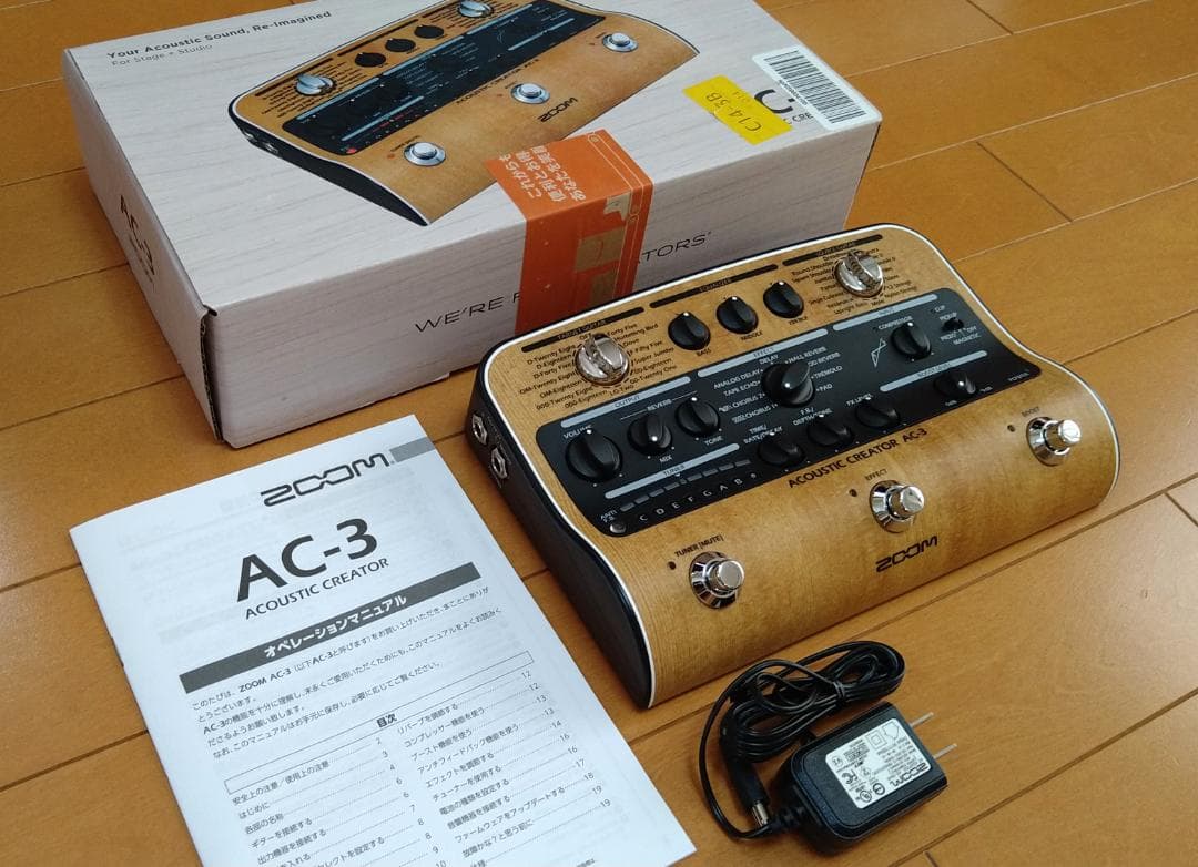 ZOOM AC-3 アコースティック・ギター用プリアンプ