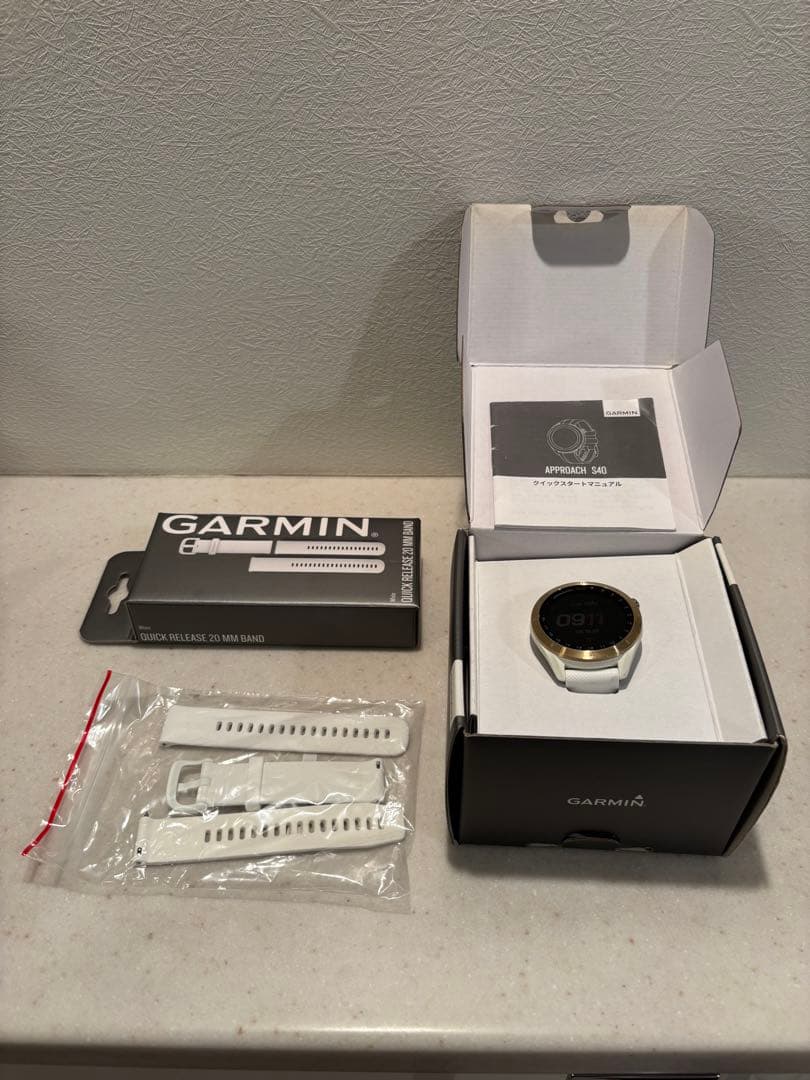 【GARMIN】GPSゴルフウォッチAPPROACH S40+ロングバンド