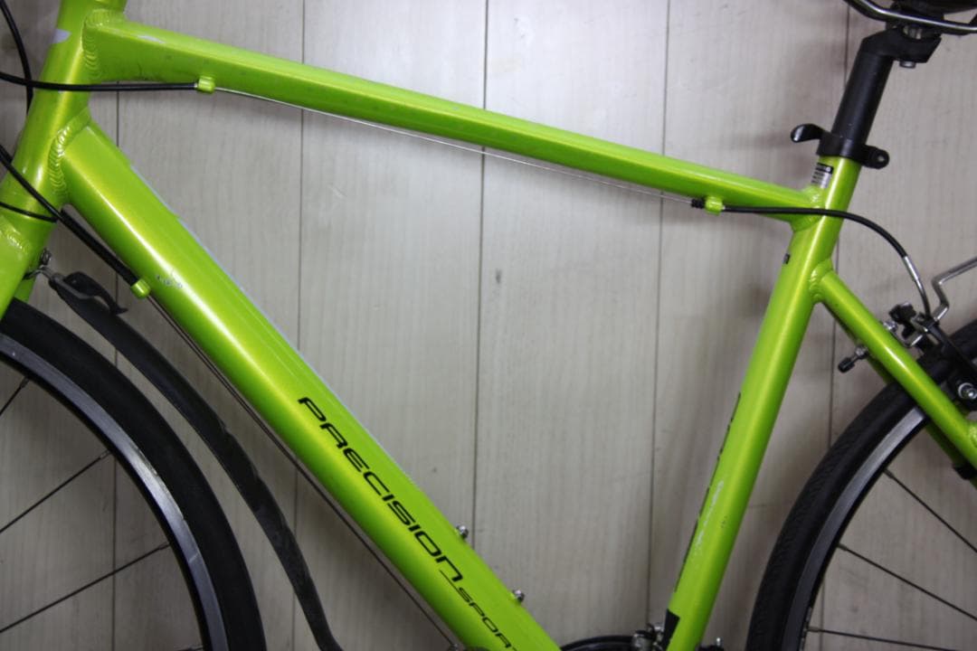 PRECISION SPORT アルミ 24速 510mm 緑クロスバイク