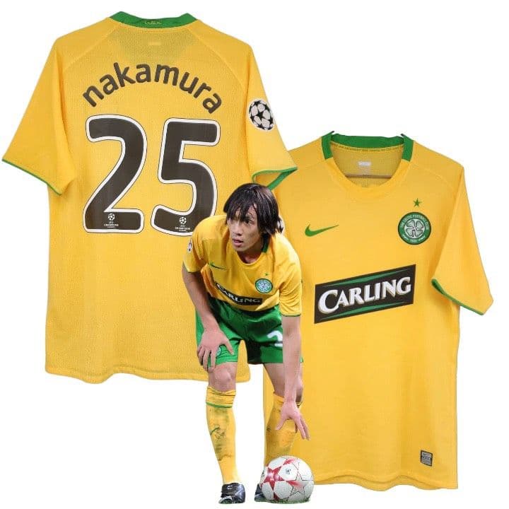 08-09 セルティック　中村俊輔　NIKEオフィシャル　選手仕様ユニフォーム