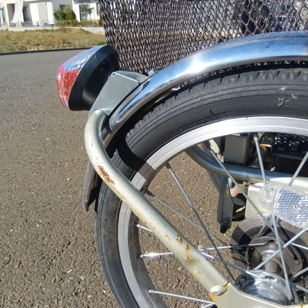 電動アシスト三輪車 前後バスケット付き