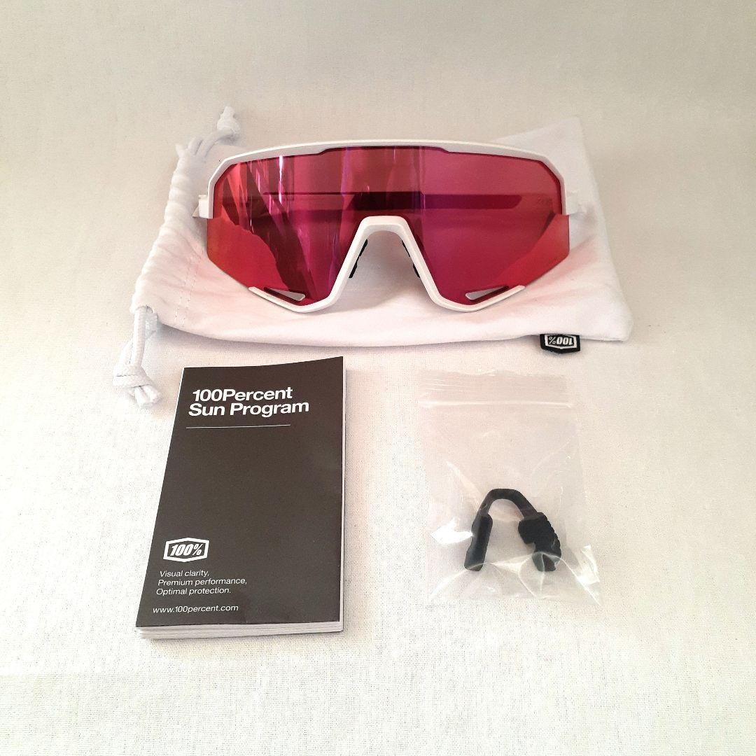 美品中古100% Slendale ホワイト レッド ワンハンドレッド